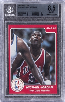 1984-85 Star #195 Michael Jordan Rookie Card - BGS NM-MT+ 8.5 